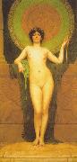 John William Godward Campaspe painting